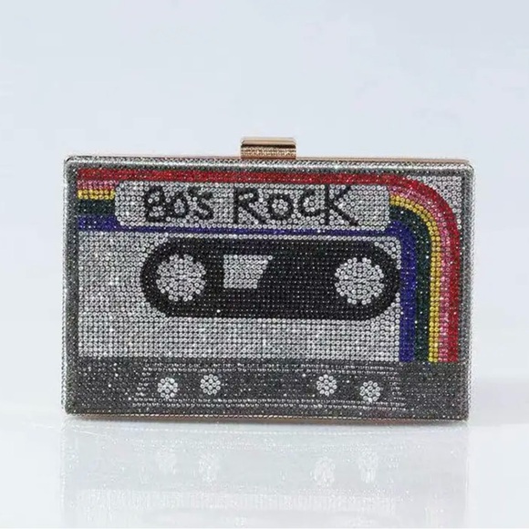 Rhinestone Cassette Clutch - Picture 10 of 11